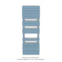 Régate EC, couleur Pastel Blue, 691W, H 1481 mm / L 500 mm
