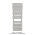 Régate EC, couleur Telegrey 4, 691W, H 1481 mm / L 500 mm