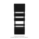 Régate EC, couleur Jet Black, 691W, H 1481 mm / L 500 mm