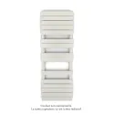 Régate EC, couleur White Quartz, 691W, H 1481 mm / L 500 mm