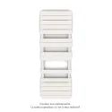 Régate EC, couleur Light Beige, 691W, H 1481 mm / L 500 mm