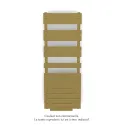 Régate EC +Air, couleur Beach Gold 0272, 625W, H 1370mm / L 500mm
