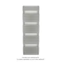 Altai Spa EC double, Inox Look 0332, 1049W, H 1540 mm / L 500 mm