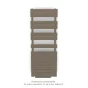 Régate EC +Air, couleur Pearl Beige 1235, 625W, H 1370mm / L 500mm