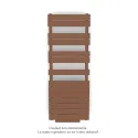 Régate EC +Air, couleur Terracotta 0292, 625W, H 1370mm / L 500mm