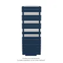Régate EC +Air, couleur Blue Night 0289, 625W, H 1370mm / L 500mm