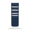 Régate EC +Air, couleur Sapphire Blue 5203, 781W, H 1666mm / L 500mm