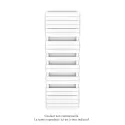 Régate EC, couleur White Matt, 1019W, H 1851 mm / L 600 mm