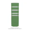 Régate EC +Air, couleur Reseda Green 6211, 781W, H 1666mm / L 500mm