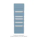 Régate EC, couleur Pastel Blue, 1019W, H 1851 mm / L 600 mm