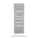 Régate EC, couleur White Aluminium, 1019W, H 1851 mm / L 600 mm