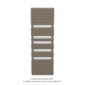 Régate EC, couleur Pearl Beige, 1019W, H 1851 mm / L 600 mm