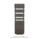 Régate EC +Air, couleur Brown Quartz 0529, 781W, H 1666mm / L 500mm