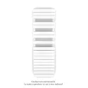 Régate EC +Air, couleur White Matt 0556, 781W, H 1666mm / L 500mm
