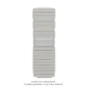 Régate EC +Air, couleur Telegrey 4 7247, 781W, H 1666mm / L 500mm