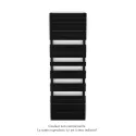 Régate EC, couleur Jet Black, 1019W, H 1851 mm / L 600 mm