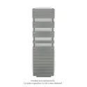Régate EC +Air, couleur Grey Aluminium 9007, 781W, H 1666mm / L 500mm