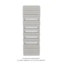 Régate EC, couleur Telegrey 4, 1019W, H 1851 mm / L 600 mm