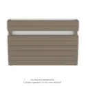 Régate EC double, couleur Beige Grey, 1043W, H 666 mm / L 1000 mm