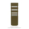 Régate EC +Air, couleur Bronze 0276, 781W, H 1666mm / L 500mm