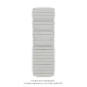 Régate EC +Air, couleur Light Grey 0262, 781W, H 1666mm / L 500mm