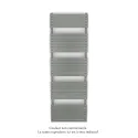 Altai Spa EC double, Grey Aluminium 9007, 1485W, H 1804 mm / L 600 mm