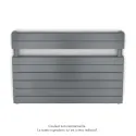 Régate EC double, couleur Anthracite, 1043W, H 666 mm / L 1000 mm