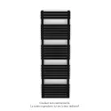 Altai Spa EC double, Jet Black 9005, 1049W, H 1540 mm / L 500 mm