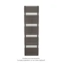 Altai Spa EC double, Brown Quartz 0529, 1262W, H 1804 mm / L 500 mm