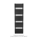 Altai Spa EC double, Black Quartz 0550, 1262W, H 1804 mm / L 500 mm