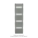 Altai Spa EC, Grey Aluminium 9007, 614W, H 1540 mm / L 400 mm