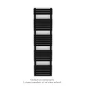 Altai Spa EC, Jet Black 9005, 614W, H 1540 mm / L 400 mm