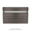 Régate EC double, couleur Brown Quartz, 1043W, H 666 mm / L 1000 mm