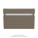 Régate EC double, couleur Pearl Beige, 1043W, H 666 mm / L 1000 mm