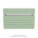 Régate EC double, couleur Pastel Green, 1043W, H 666 mm / L 1000 mm