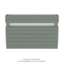 Régate EC double, couleur Blue Grey, 1043W, H 666 mm / L 1000 mm
