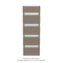Altai Spa EC double, Beige Grey 0267, 1485W, H 1804 mm / L 600 mm