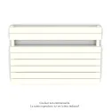 Régate EC double, couleur Pure White, 1043W, H 666 mm / L 1000 mm