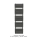 Altai Spa EC double, Umbra Grey 7222, 1262W, H 1804 mm / L 500 mm