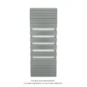 Régate EC, couleur Titane, 1479W, H 2147 mm / L 800 mm