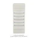 Régate EC, couleur White Quartz, 1479W, H 2147 mm / L 800 mm