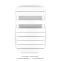 Régate EC +Air, couleur White Matt 0556, 411W, H 852mm / L 500mm