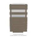 Régate EC +Air, couleur Pearl Beige 1235, 411W, H 852mm / L 500mm
