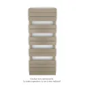 Régate EC, couleur Beige Quartz, 583W, H 1259 mm / L 500 mm