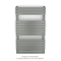 Altai Spa EC, Grey Aluminium 9007, 427W, H 836 mm / L 500 mm