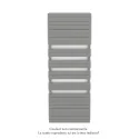 Régate EC, couleur Telegrey 2, 1479W, H 2147 mm / L 800 mm