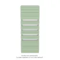 Régate EC, couleur Pastel Green, 1479W, H 2147 mm / L 800 mm