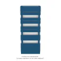 Régate EC, couleur Gentian Blue, 583W, H 1259 mm / L 500 mm
