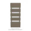 Régate EC, couleur Pearl Beige, 583W, H 1259 mm / L 500 mm