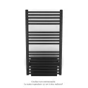 Atoll Spa EC +Air, couleur Black Quartz, 429W, H 970 mm / L 500 mm